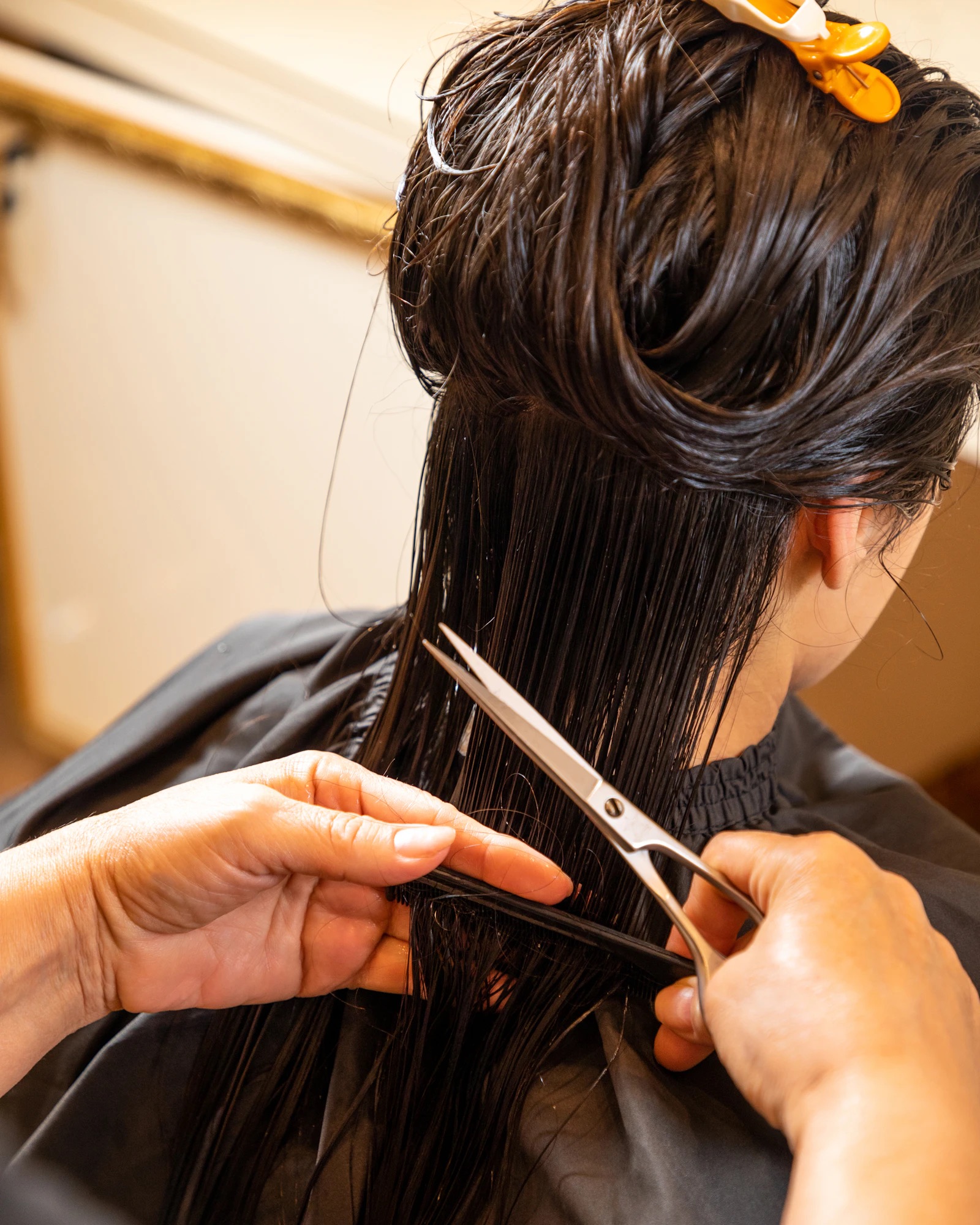 Precision cut, wet